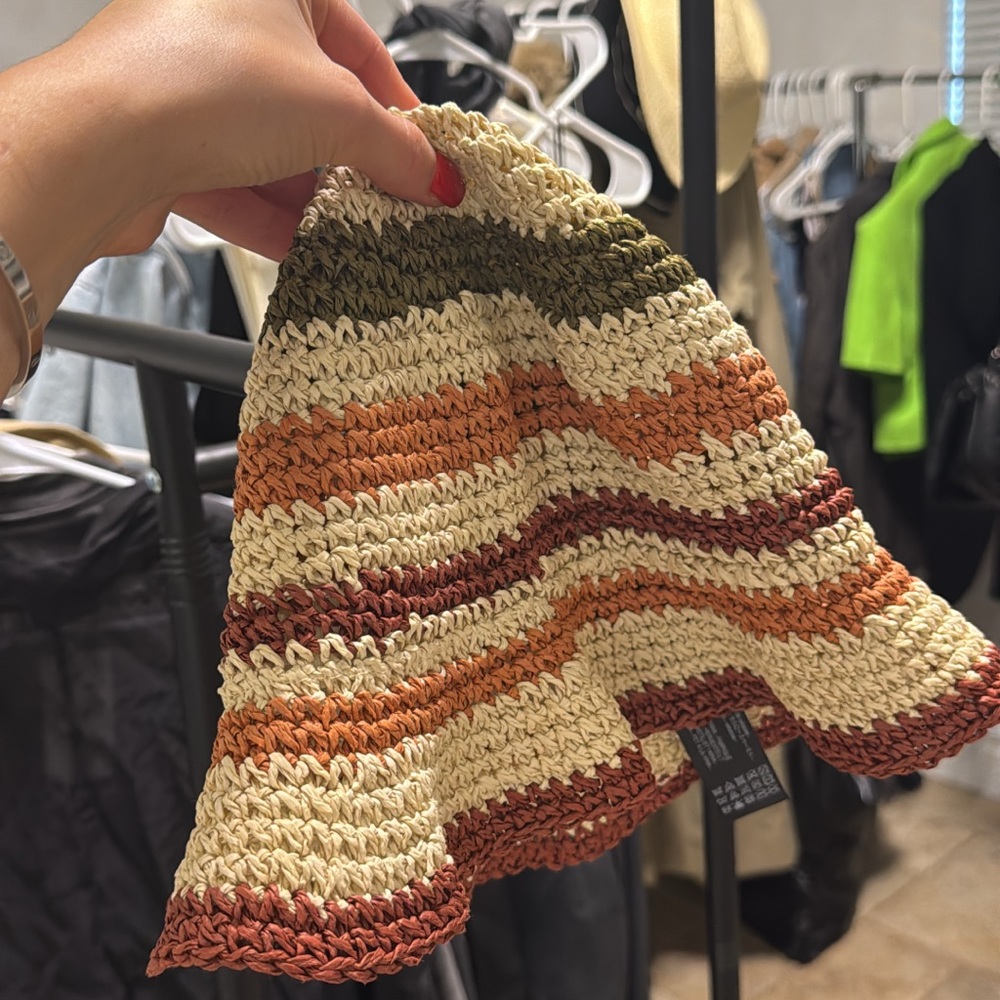 Striped Crochet Beanie